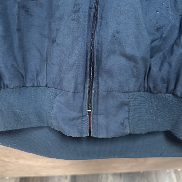 Baracuda Four Climes Made in England Blue Bomber Jacket Size 42 - Picture 13 of 13